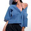 Lisboa košile JEANS midlle blue