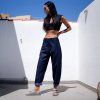 Kalhoty COMPRO melange jeans Navy
