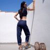 Kalhoty COMPRO melange jeans Navy