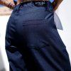 Kalhoty COMPRO melange jeans Navy