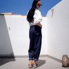 Kalhoty COMPRO melange jeans Navy