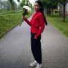 Bomber LAREINA Visk RED