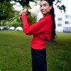 Bomber LAREINA Visk RED