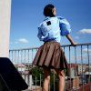 Košile Emily bavlna light blue
