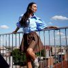 Košile Emily bavlna light blue