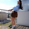Košile Emily bavlna light blue