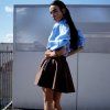 Košile Emily bavlna light blue