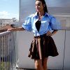 Košile Emily bavlna light blue