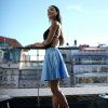 Šortky BUENO Bavlna  light blue