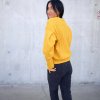 Mikina ARLO BRAID hořčice (Velikost L)