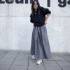 Sukně GRANDIOSA GREY jeans (Velikost L XL)