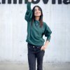 Mikina ARLO structure dark green (Velikost L)