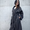 Kabát Charmé dark grey (Velikost uni)