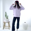 Mikina Fluffy warm light violet (Velikost L XL)