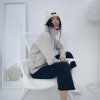 Mikina Fluffy warm light camel (Velikost L XL)