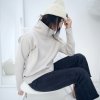 Mikina Fluffy warm light camel (Velikost L XL)