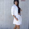 Bomber LAREINA 3D créme (Velikost L XL)