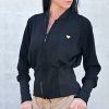 Bomber LAREINA viskoza BLK