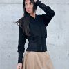 Bomber LAREINA viskoza BLK