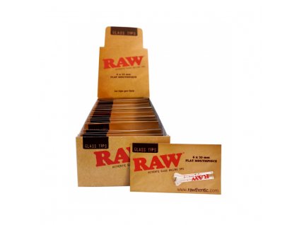 RAW Glass Tip Flat - Sklenený filter