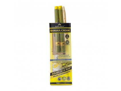 King Palm 2 Slim Rolls Banana Cream