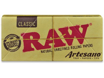 RAW Classic Artesano King Size Slim Rolling Papers + Tray + Tips