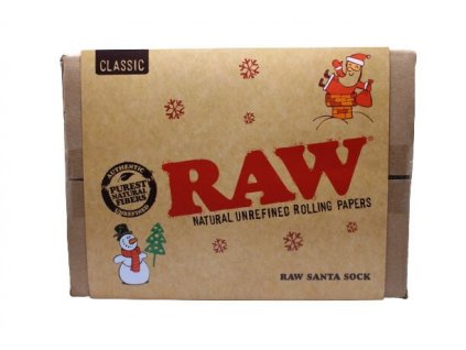 raw santa sock