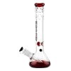 Sklenené bongo Grace Glass PEARL Series XL Red 40cm