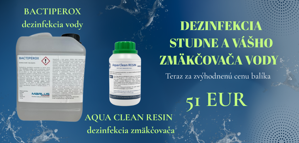 Dezinfekcia vody a zmäkčovača  - set