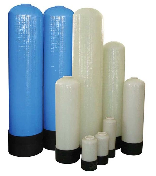 Sklolaminátová nádoba pre zmäkčovače vody a demikolóny – 2,5" nádoba živice zmäkčovača: Tlaková nádoba 16x65 x 2,5" - 194 litrov