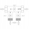 Bypass Multiline 1 z zaworami przylacze zmiekczacza Ustm Rodzaj zmiekczacz