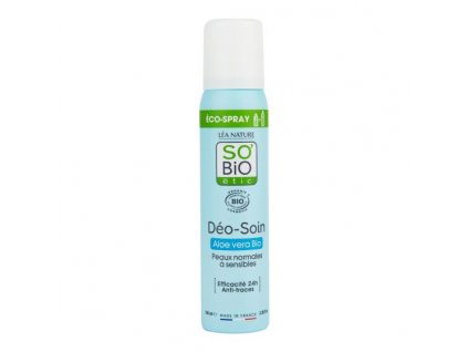 SO’BiO étic Deodorant přírodní ECO SPRAY 24h aloe vera 100 ml