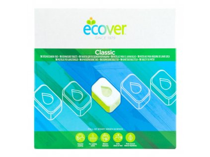 ECOVER tablety do myčky Classic XL balení 1,4 kg 70 kusů