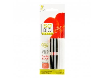 SO’BiO étic Rtěnka 02 corail lumiére 4,5 g BIO