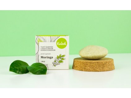 Moringa tuhý šampón s rastl. kondicionérom 50g