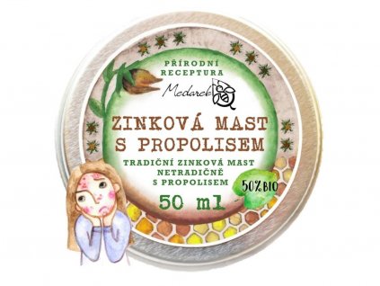 63 1 medarek zinkova mast s propolisem 50 ml ilustrace akne (1)