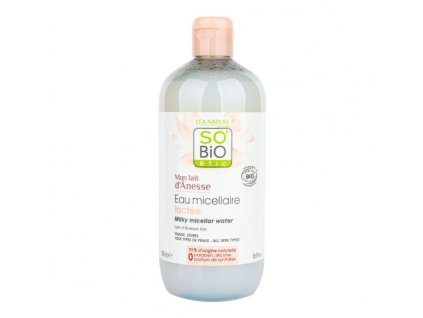 SO’BiO étic Voda micelární s oslím mlékem 500 ml BIO