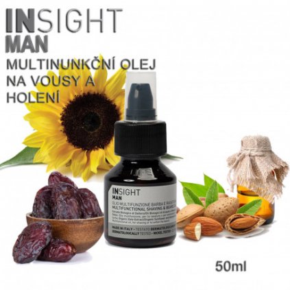 insight man olej na vousy a holeni 50 ml