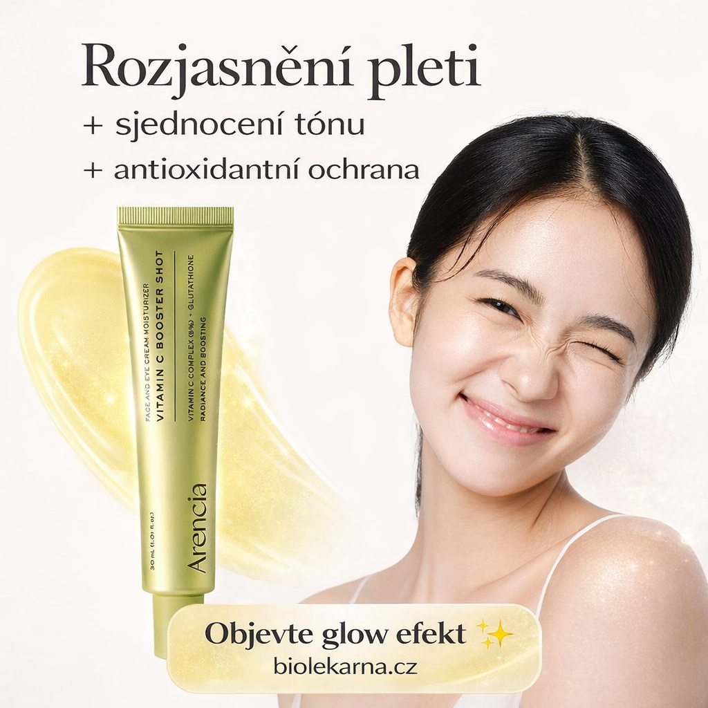 Arencia Vitamin C Booster Shot: zářivá a zdravá pleť s čistým vitamínem C