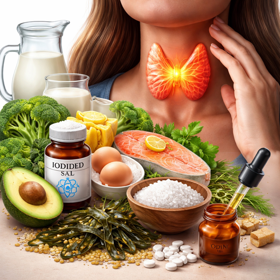 Nedostatek jódu a štítná žláza: příznaky, rizika a jak ho řešit