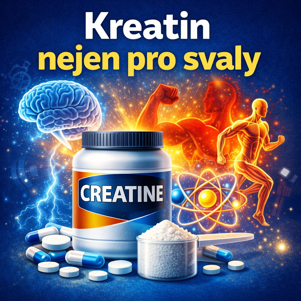 Kreatin nejen pro svaly: vliv na mozek, energii a regeneraci