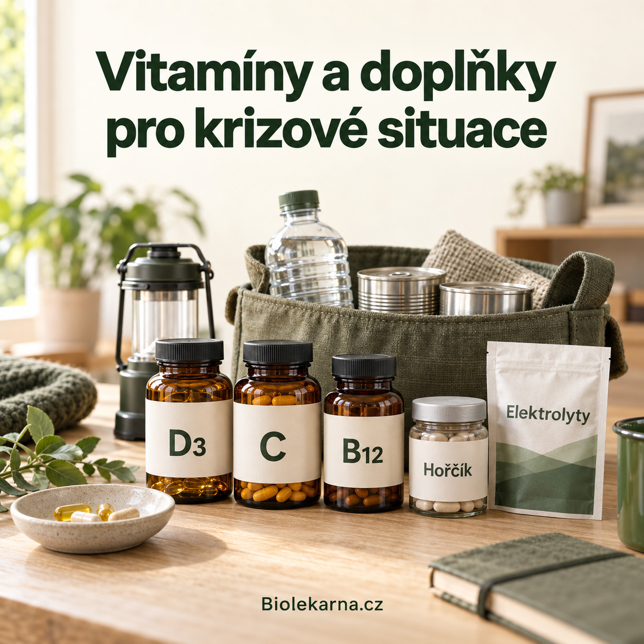 Produkty v krizové situaci: jaké vitamíny a doplňky stravy mít doma