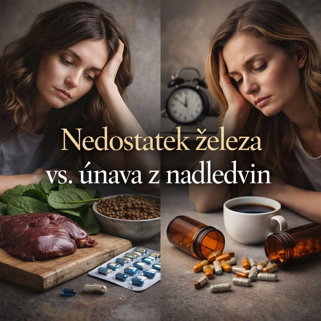 Nedostatek železa vs. „únava z nadledvin“: jak poznat rozdíl a co opravdu řešit