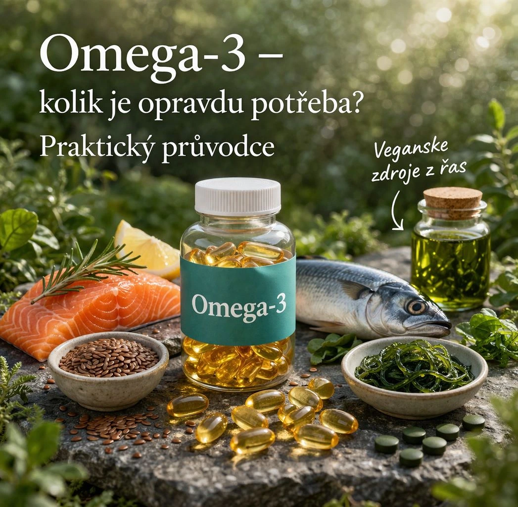 Omega-3 – kolik je opravdu potřeba? Praktický průvodce