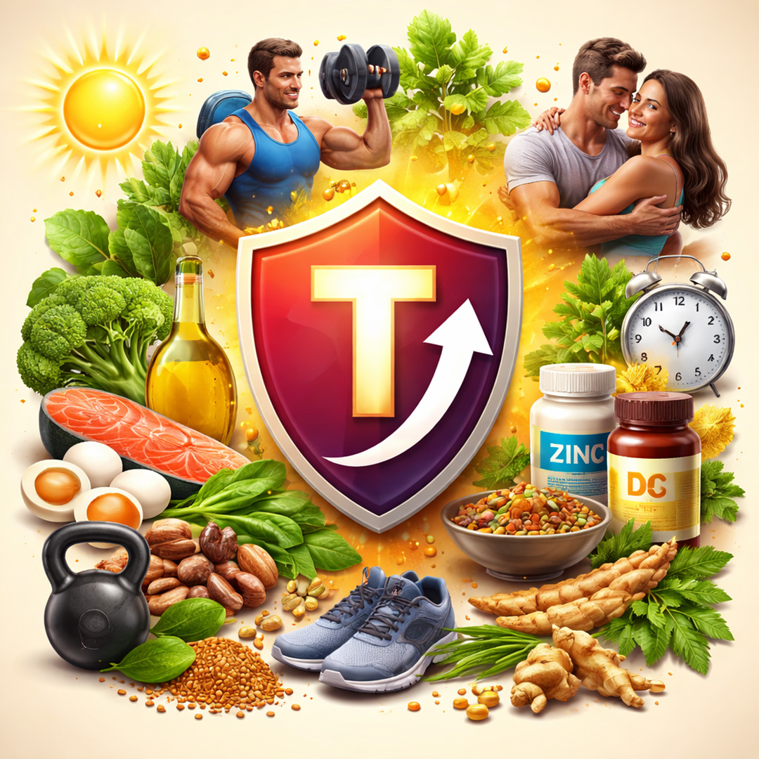 Testosteron přirozeně: 10 kroků, jak podpořit hladinu testosteronu bezpečně a reálně