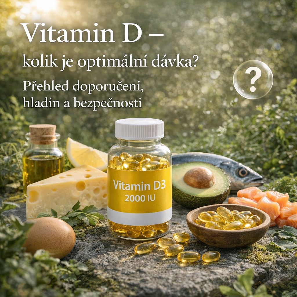 Vitamin D – kolik je optimální dávka? Přehled doporučení, hladin a bezpečnosti