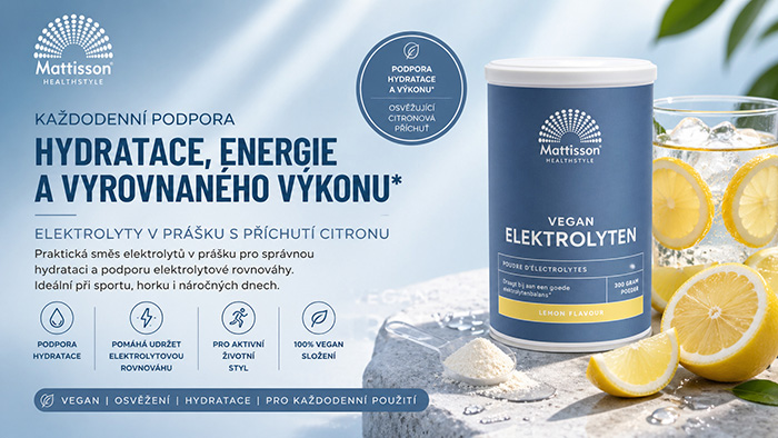 Mattisson Elektrolyty v prášku Lemon - 300g