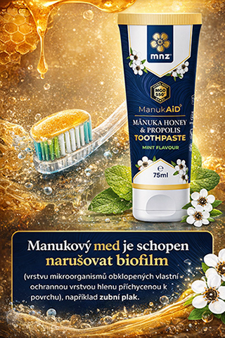 Zubní pasta s Manukovým medem