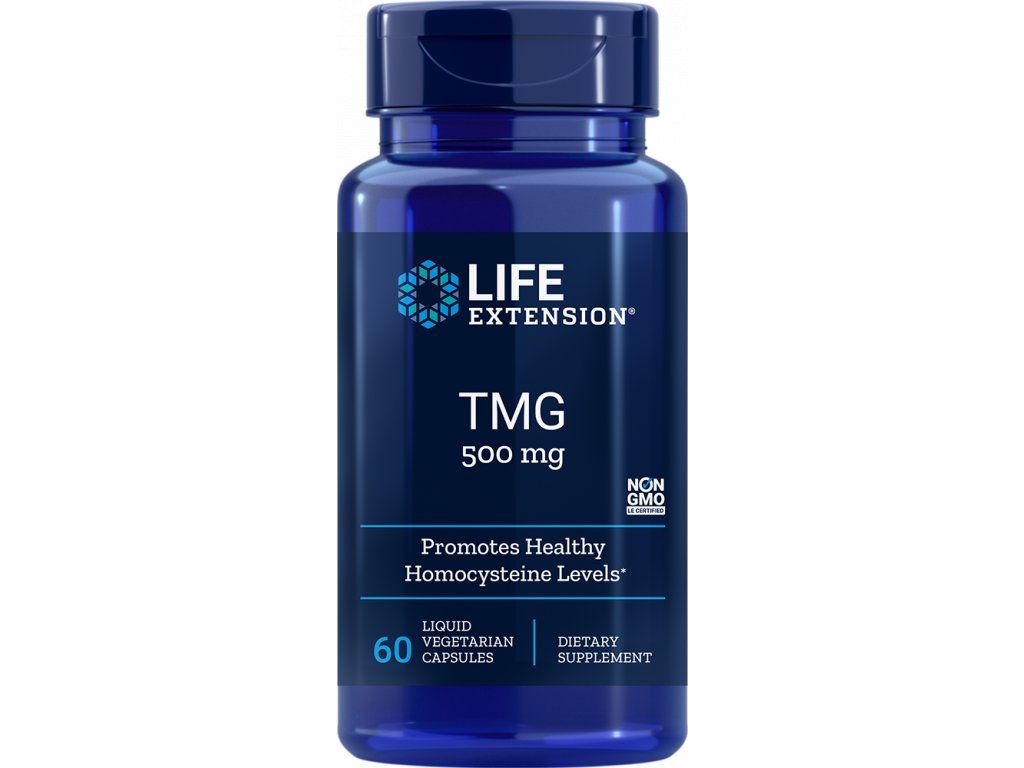 Life Extension TMG, 500 mg 60 tekutých rostlinných kapslí