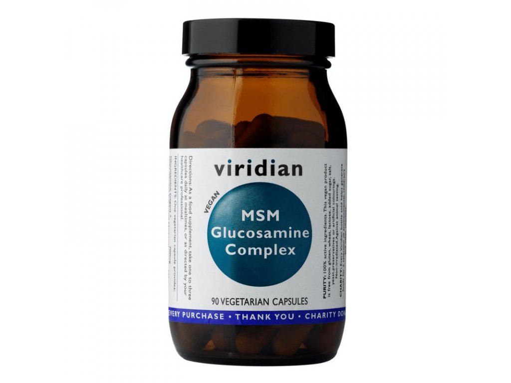 viridian msm glucosamine complex 90 kapsli